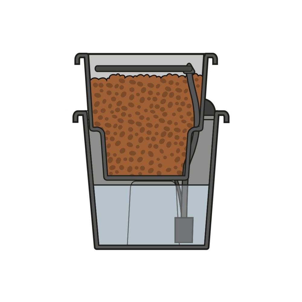 Plant!t Gemini 35x36x45 cm, pour 1 plante vue du contenu de l'emballage