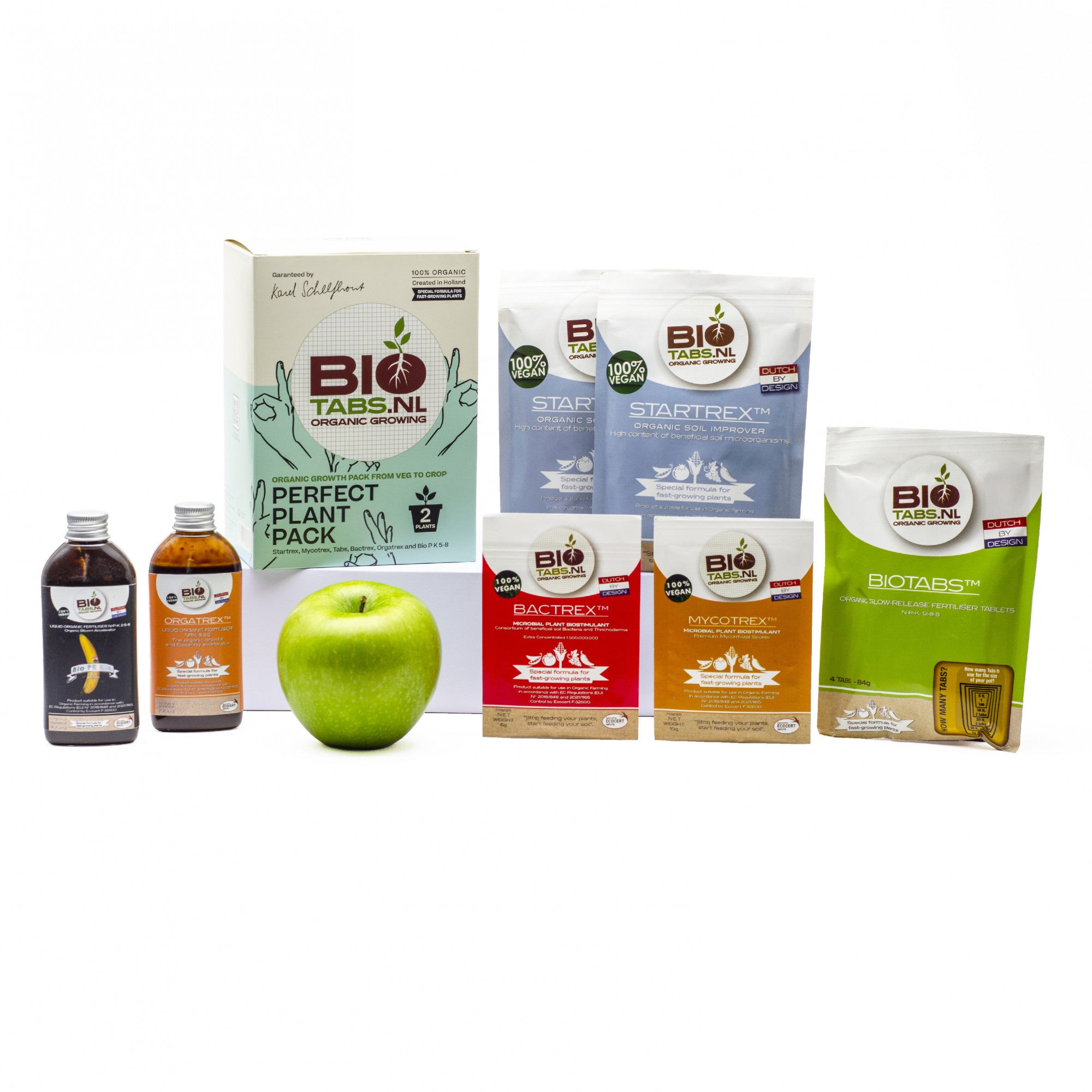 Biotabs Perfect Plant Pack, sada hnojiv pohled zepředu