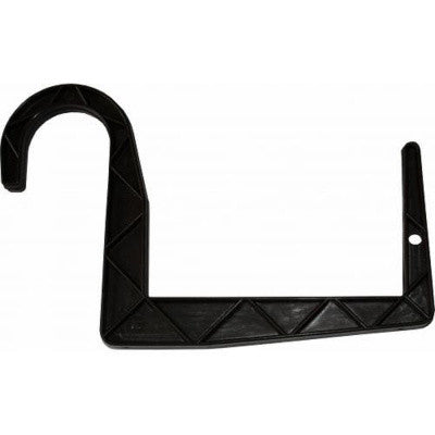 Plastkon držák na truhlík plastový Universal Antracit, 15 cm na trubku boční pohled