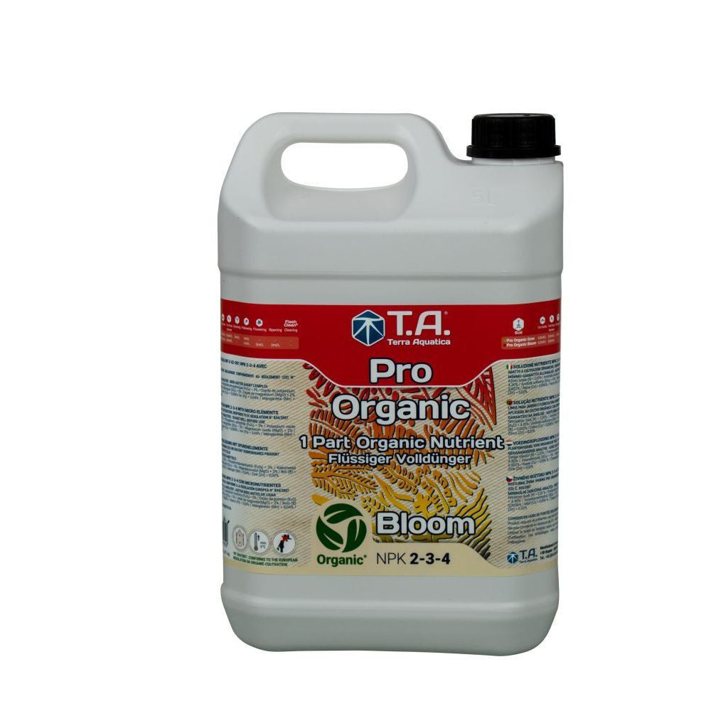 Terra Aquatica Pro Organic Bloom 5 l, widok z tyłu