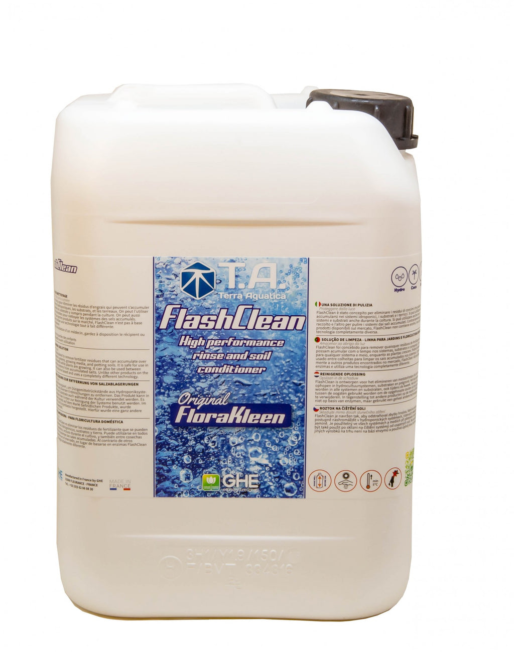 Terra Aquatica FlashClean 10 l widok z boku