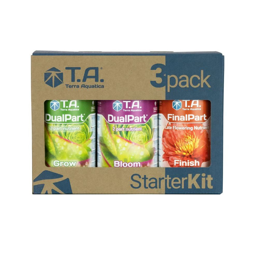 Terra Aquatica TriPack DualPart SW 1.5 l, sada hnojiv pohled zepředu
