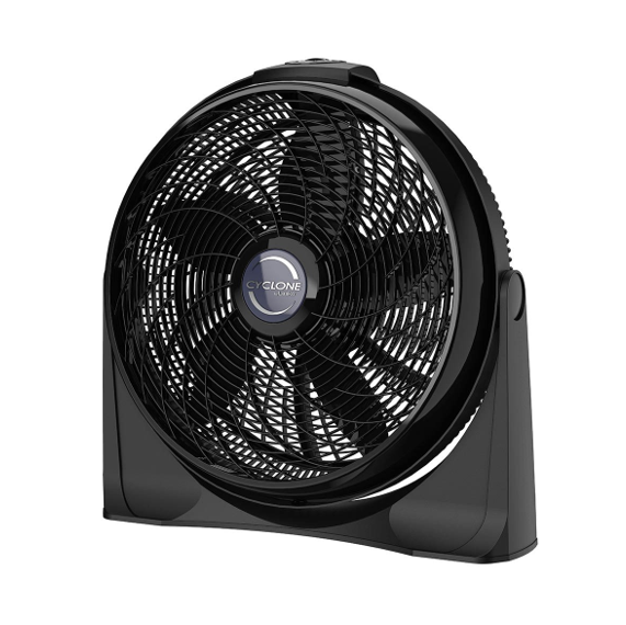 VDL Cyclone Fan 30, třírychlostní podlahový ventilátor průměr 30 cm boční pohled