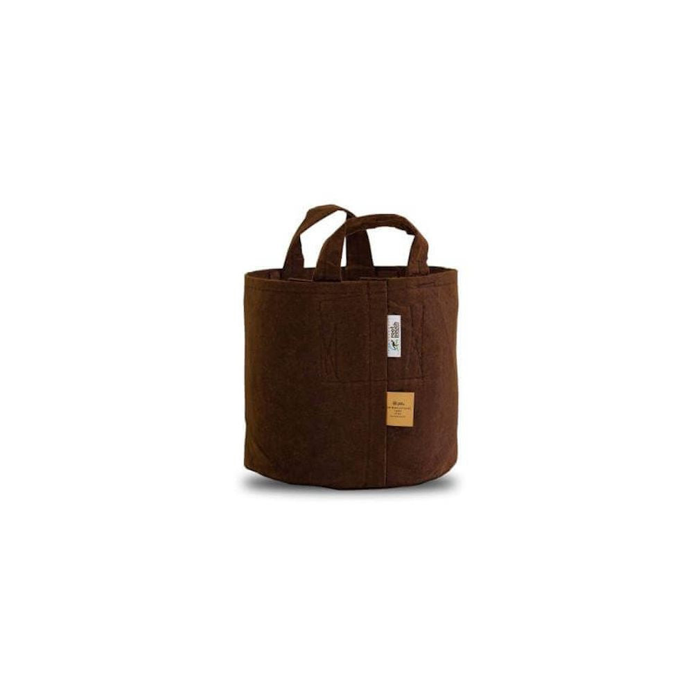Root Pouch Boxer Brown květináč textilní 43x38 cm - 56 l pohled zepředu