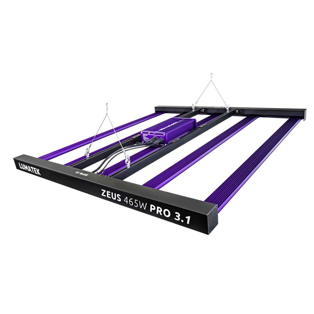 Lumatek LED Zeus 465W PRO 3.1 µmol/J anden sidevisning
