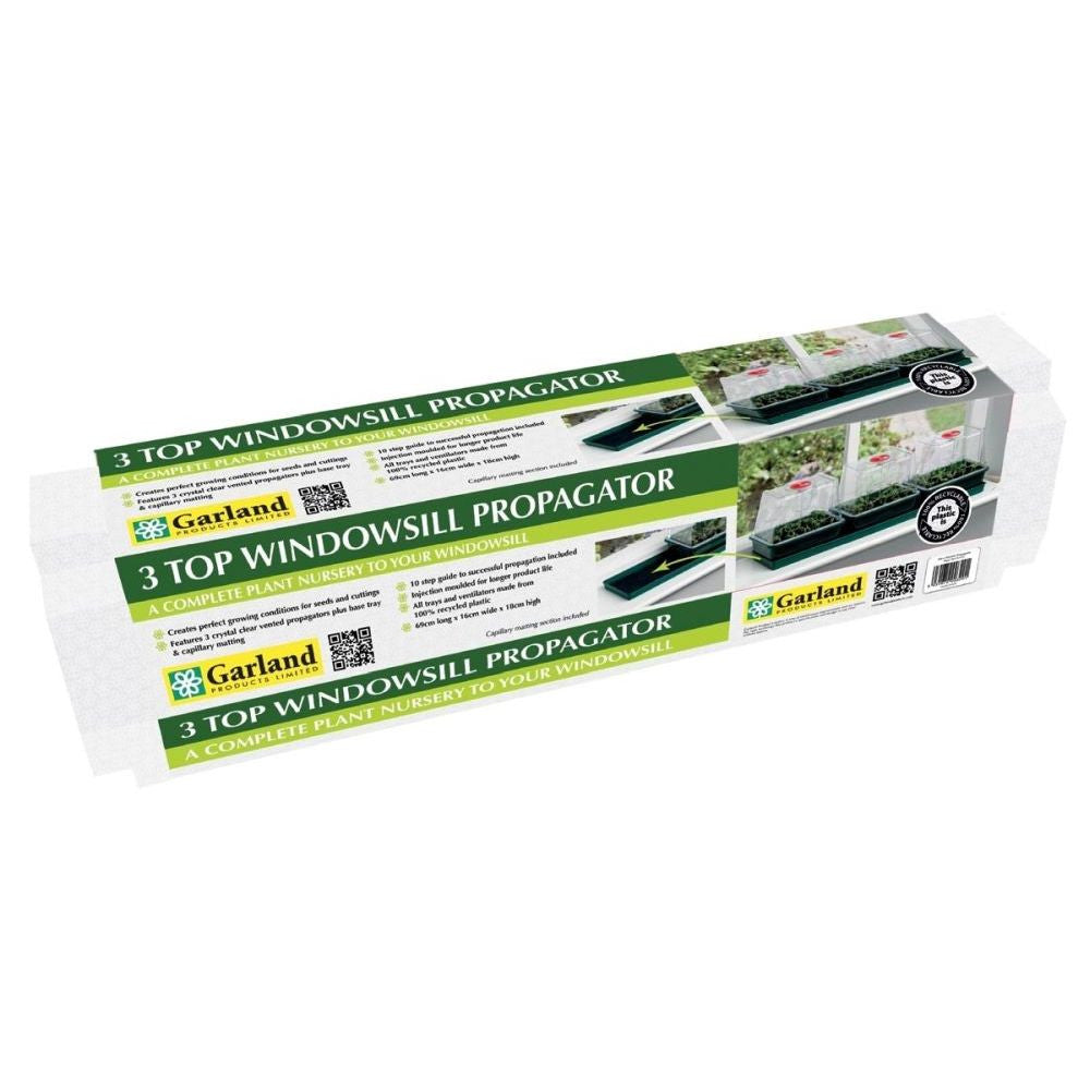 Garland Propagator 3 Top Windowsill, 76x18.5x20.5 cm boční pohled