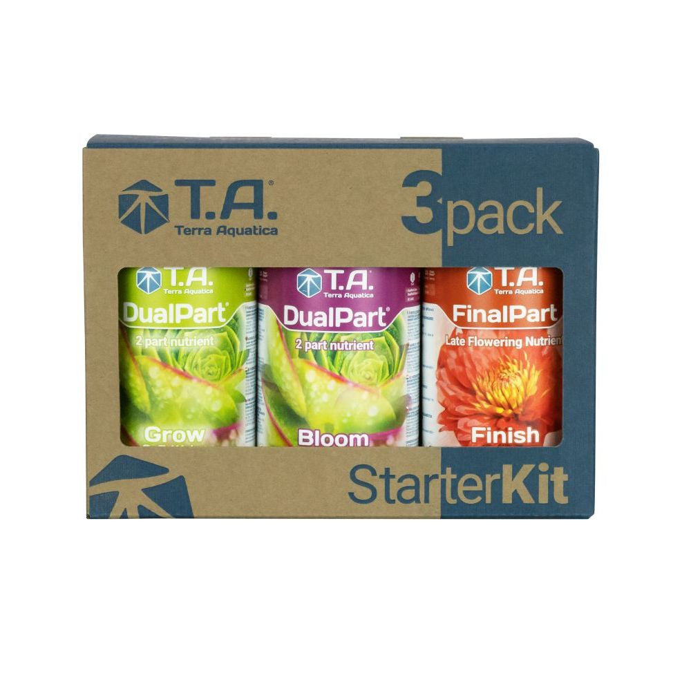 Terra Aquatica TriPack DualPart HW 1.5 l, sada hnojiv pohled zepředu