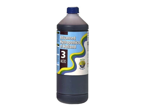 Advanced Hydroponics Micro 500 ml boční pohled