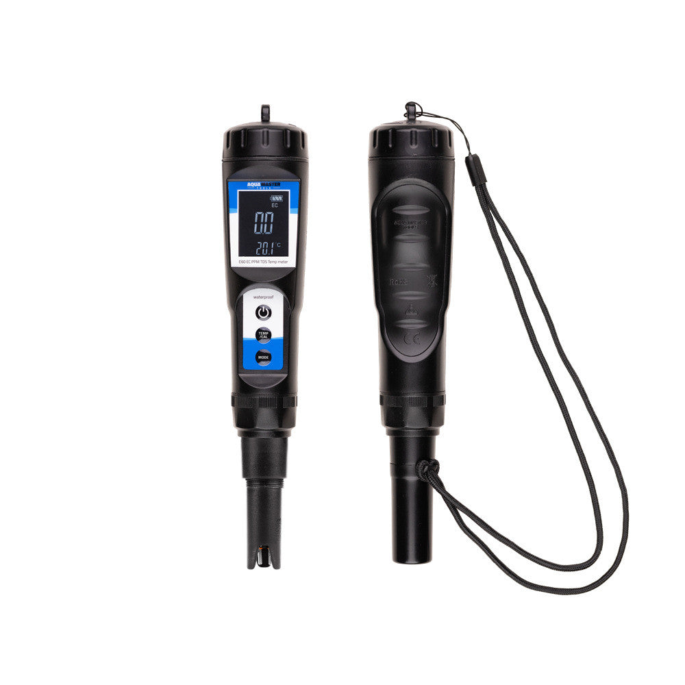 Aqua Master Tools EC metr E60 PRO 2.0 (EC, ppm, TDS, Teplota) pohled zepředu