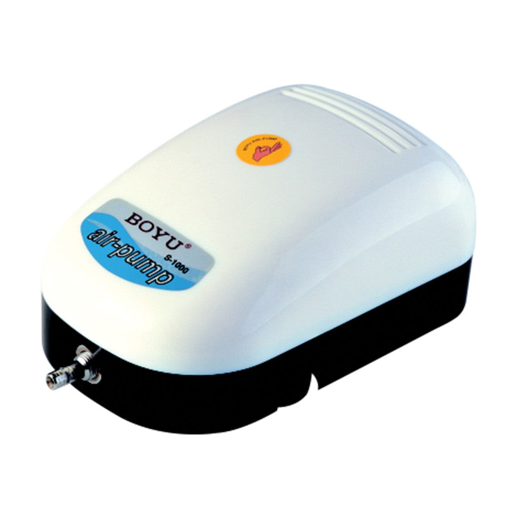 BOYU vzduchové čerpadlo S-1000 252 l/h pohled zepředu