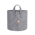 Dirt Bag Grey textilní květináč 33x30 cm - 26.5 l pohled zepředu