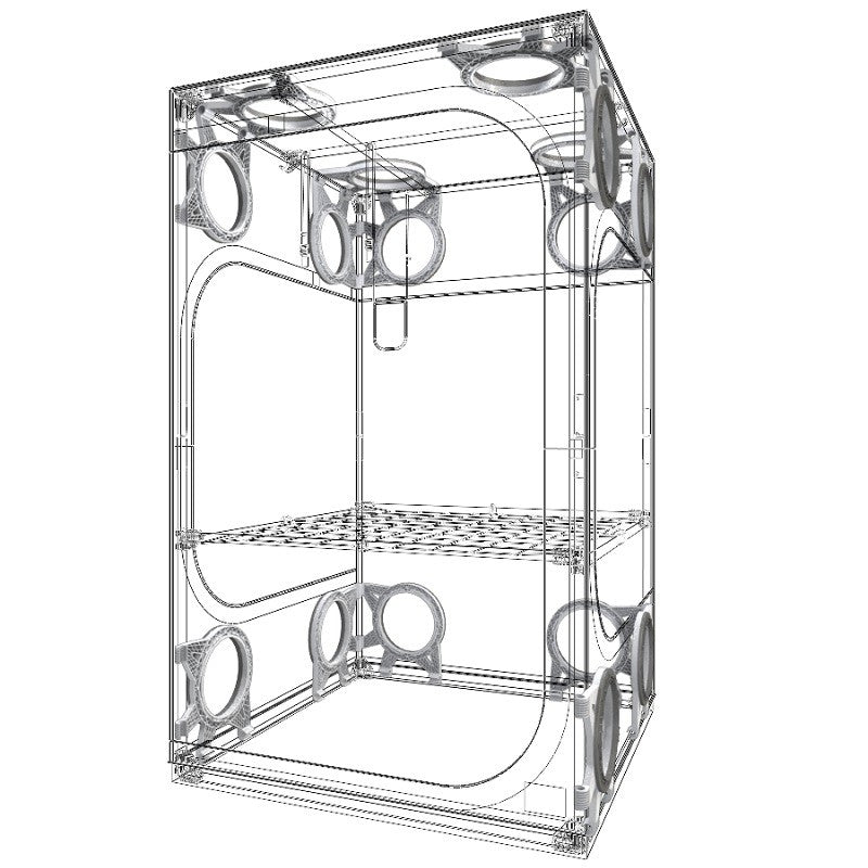 Secret Jardin Dark Street 90x90x178 cm, DS90 R4.0 deuxième vue latérale