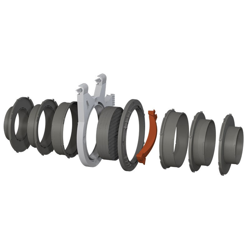 Secret Jardin Ducting Flange DF16 - příruba na 16mm tyč boční pohled