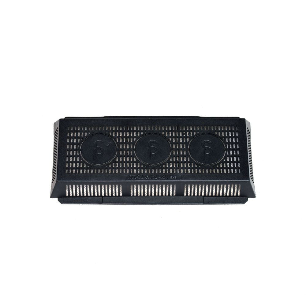 Ebb&Flow krycí mřížka na přítok/odtok pohled zezadu