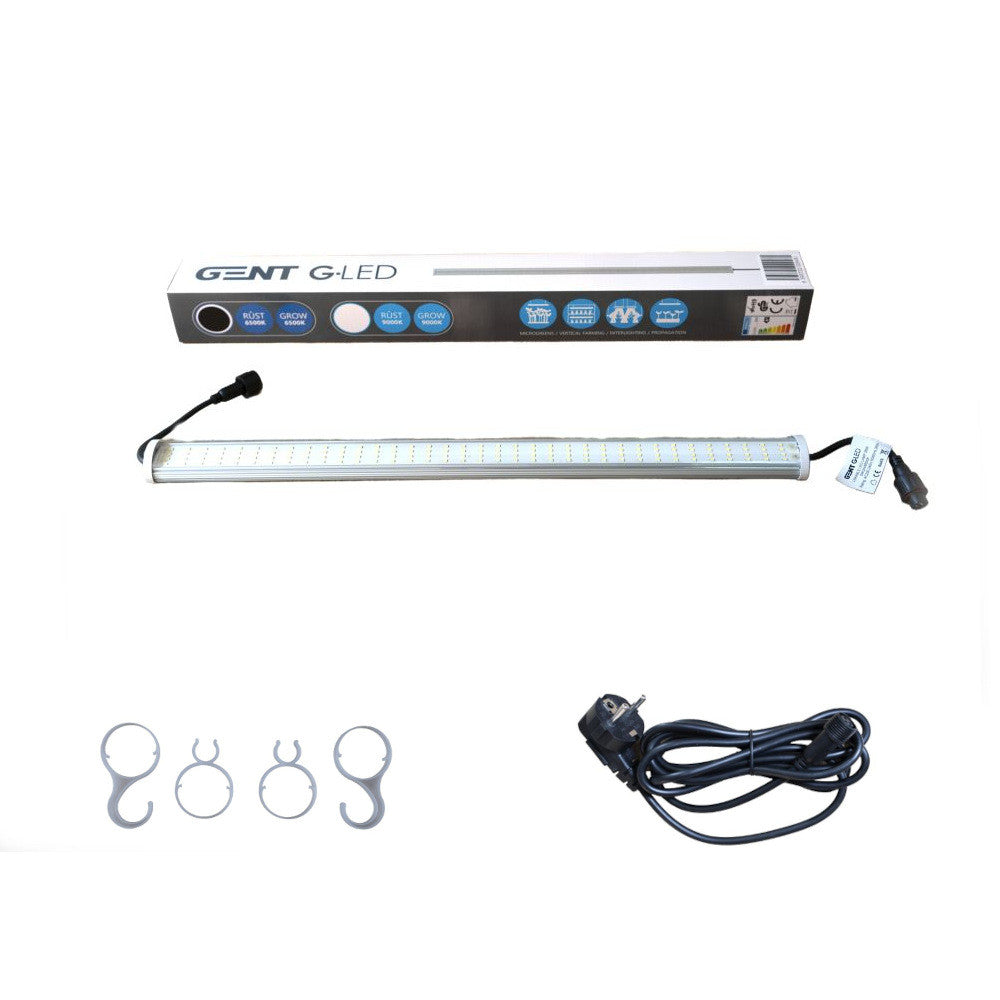 GENT G-LED 26W Linkable x1, na růst 6500K, včetně napájecího kabelu pohled zepředu