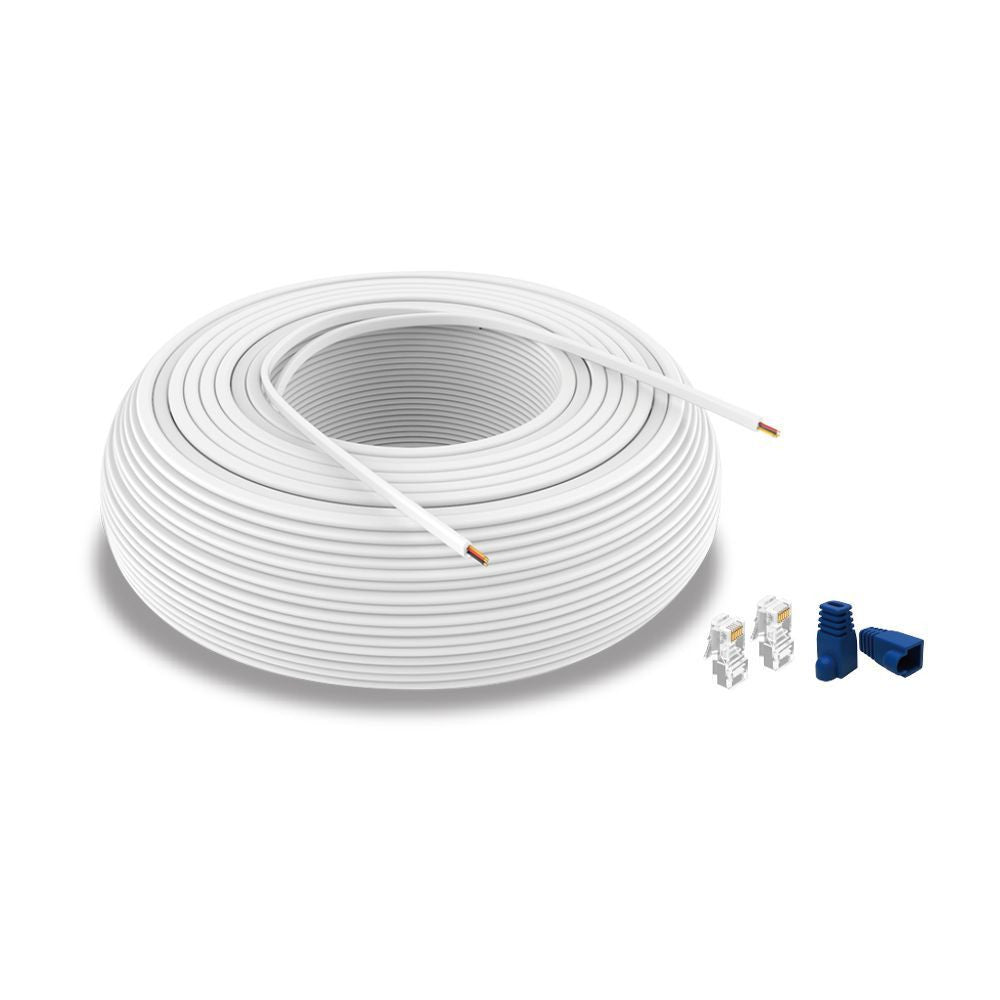Trolmaster RJ12 Cable Roll, 152 m (ECS-500) boční pohled