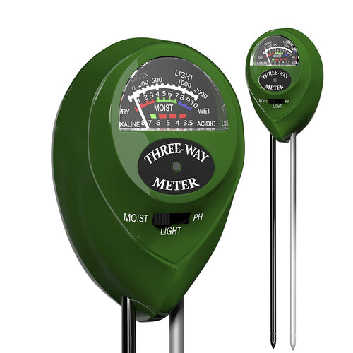 Airontek pH-meter, vochtigheidsmeter, lichtmeter vooraanzicht