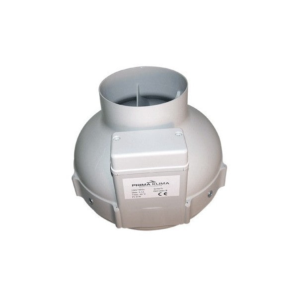 Prima Klima ventilator PK160-A 160 mm - 680 m3/u, 1-trapps zijdelings aanzicht