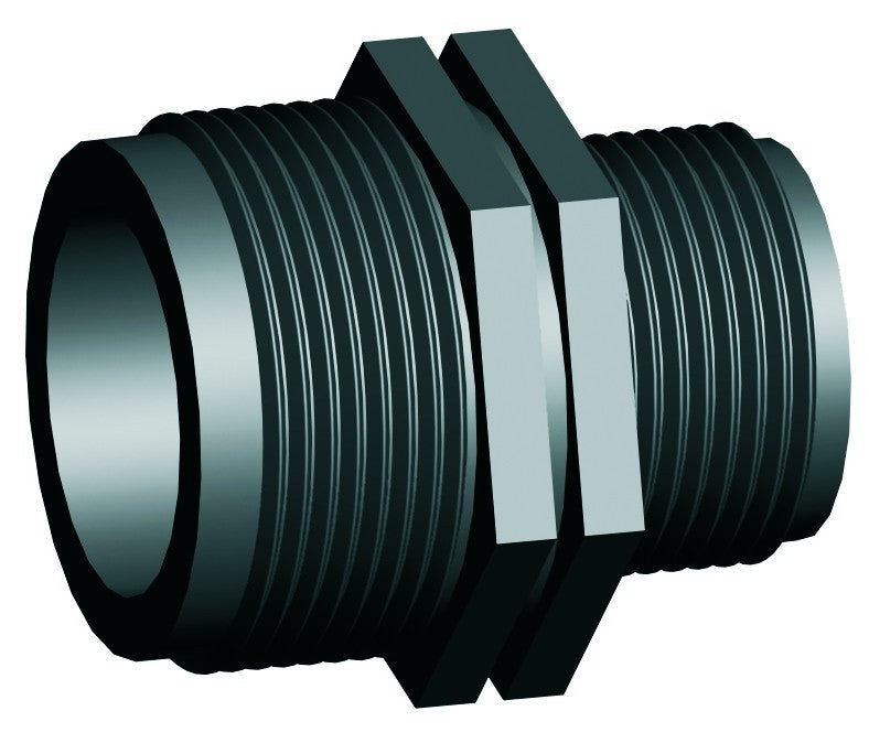 Irritec PP redukce vnitřní závit/vnější závit 3/4″x 1/2″ boční pohled