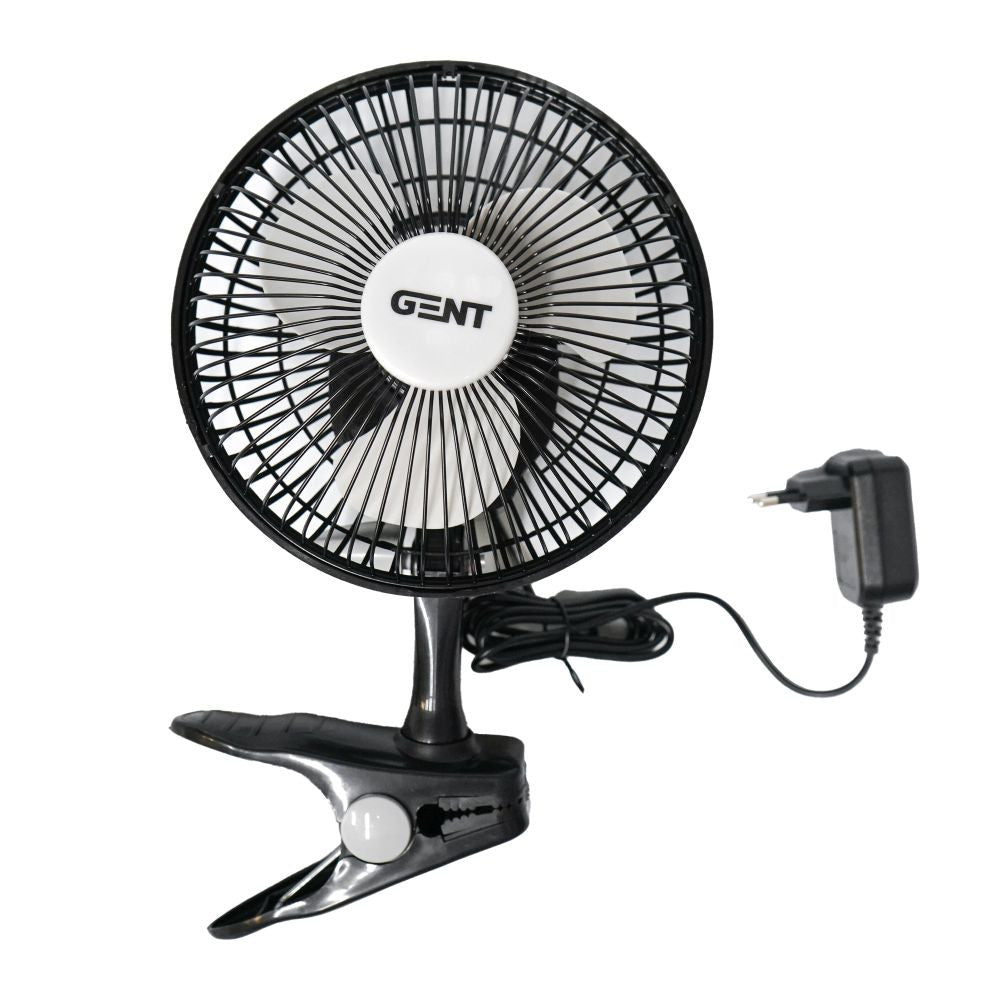 GENT Clip Fan 5W, klipsnový ventilátor průměr 15 cm druhý boční pohled