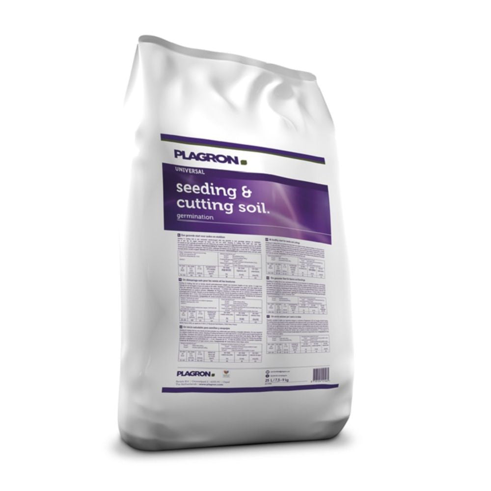 Plagron Cutting & Seeding Soil 25 l, substrat de bouturage et semis vue de côté