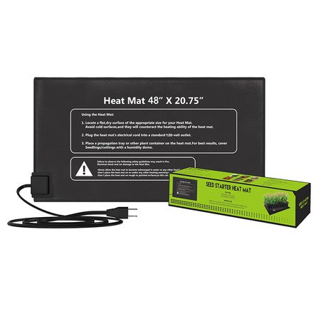 Heat Mat Small 25x52 cm, malá výhřevná podložka 18W boční pohled