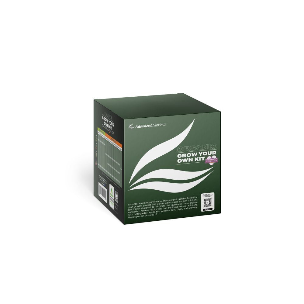 Advanced Nutrients Organic Grow Your Own Kit, sada hnojiv boční pohled