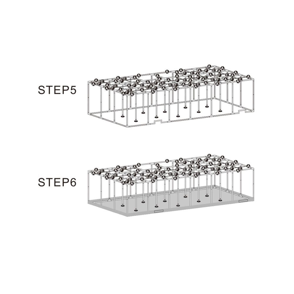 BudBox Silver PRO Titan IX 900x450x240 cm detailní pohled