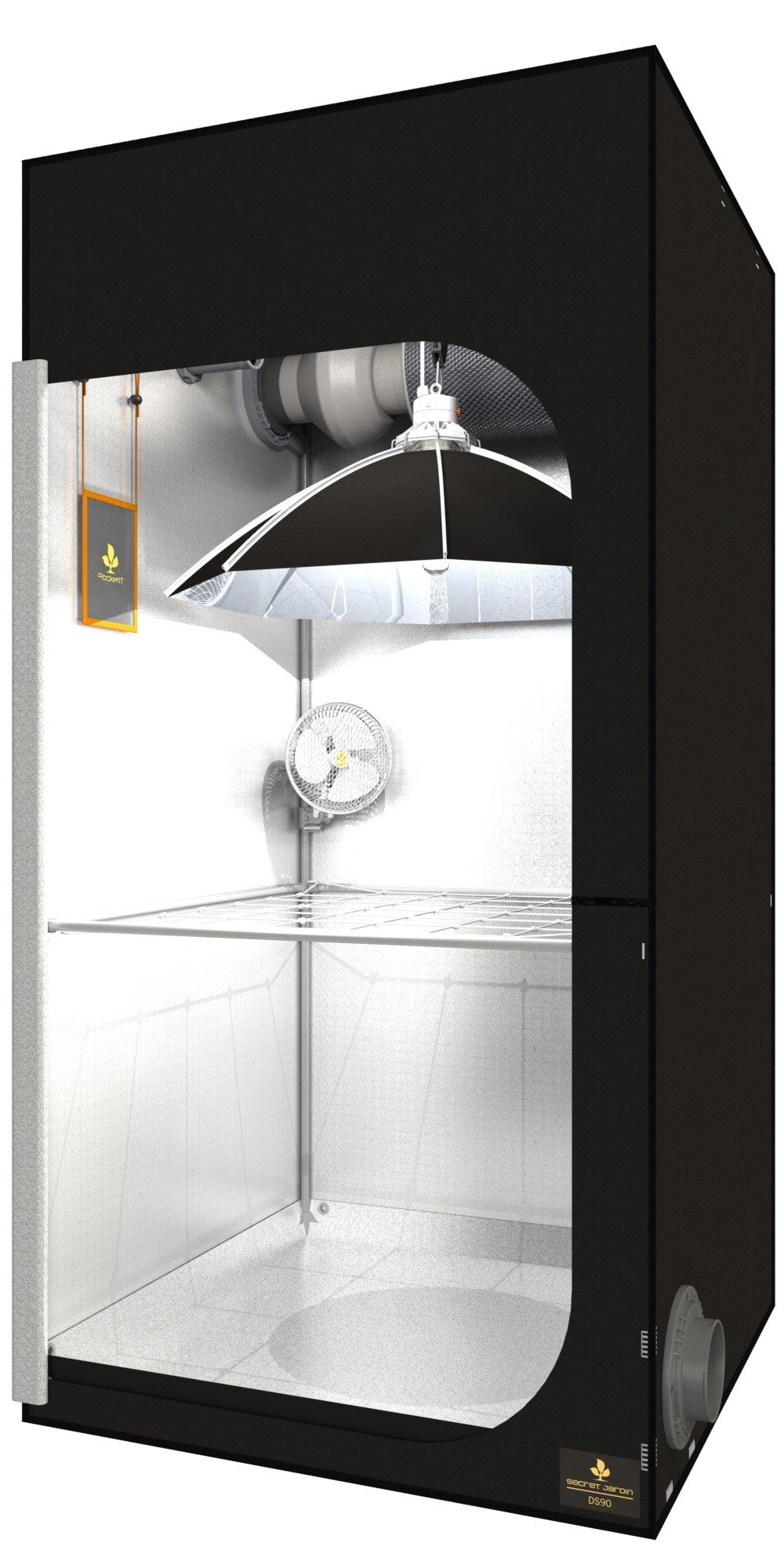 Secret Jardin Dark Street 120x120x198 cm, DS120 R4.0 pohled zezadu