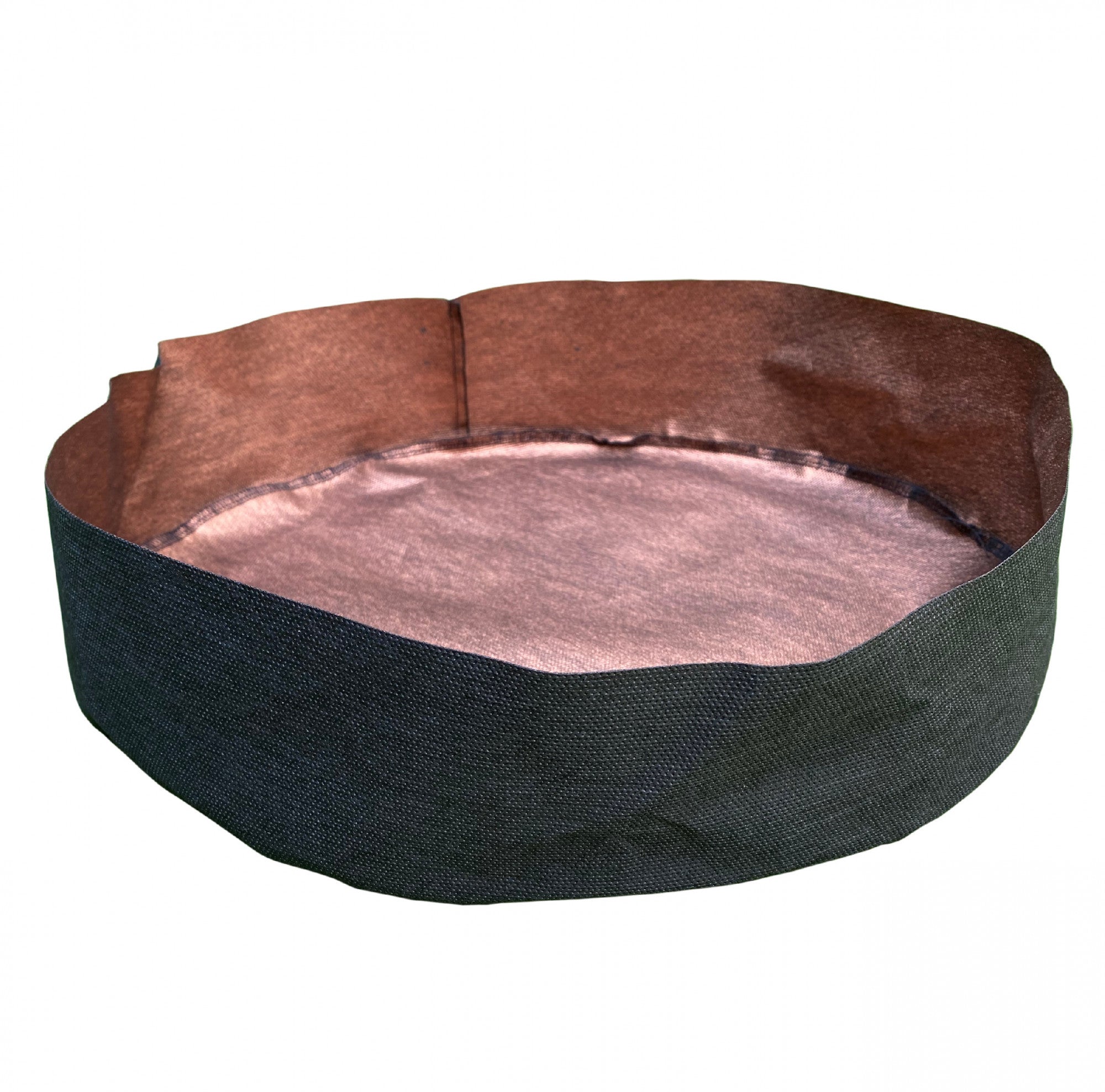 Autopot PotSock Round XXL POT 50L - měděný návlek pro Flexipot 50 l pohled zepředu