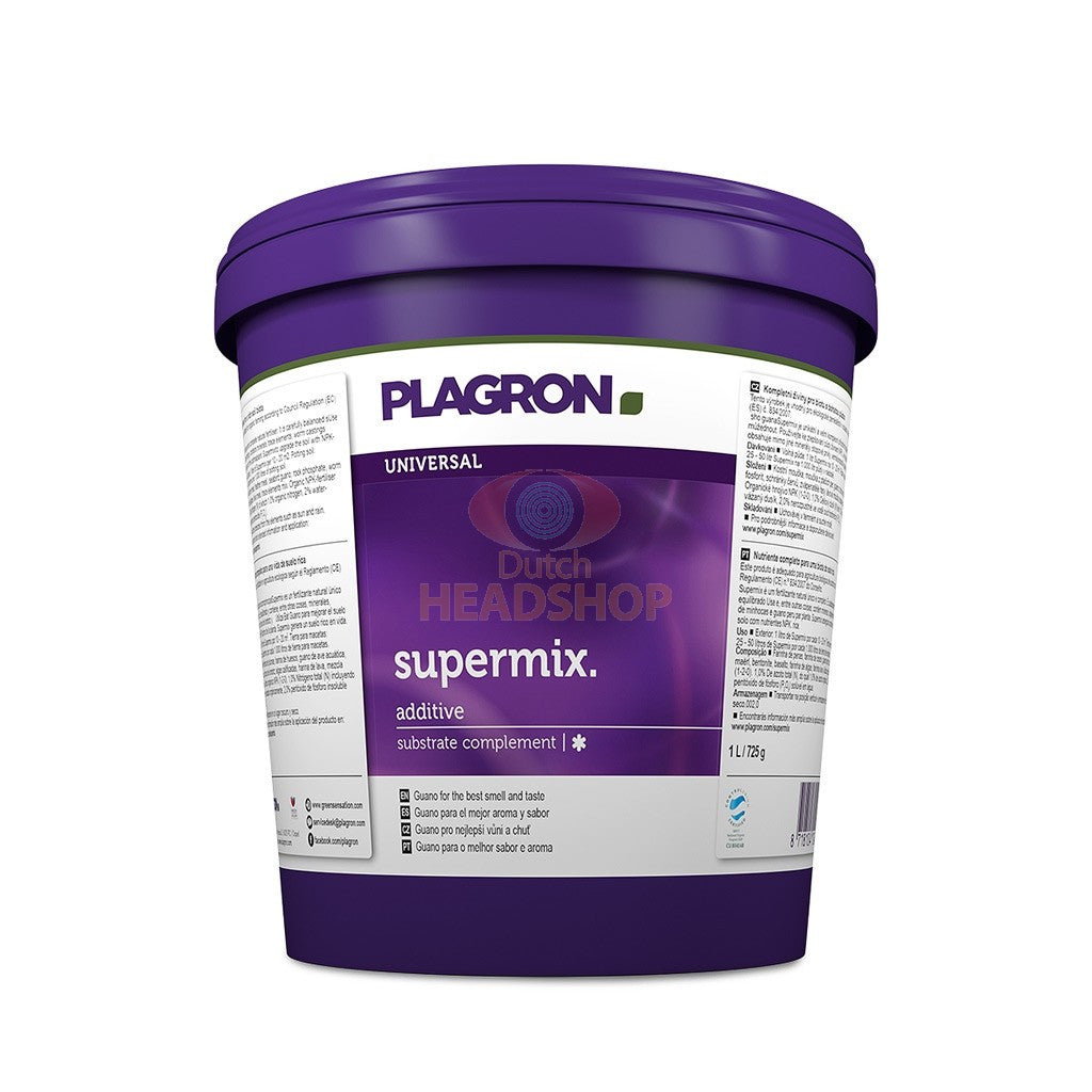 Plagron Supermix 1 l pohled zezadu