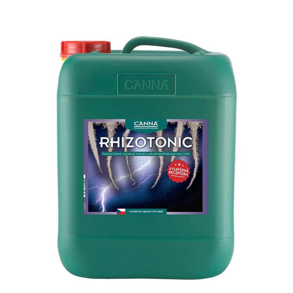 Canna Rhizotonic 10 l pohled zepředu