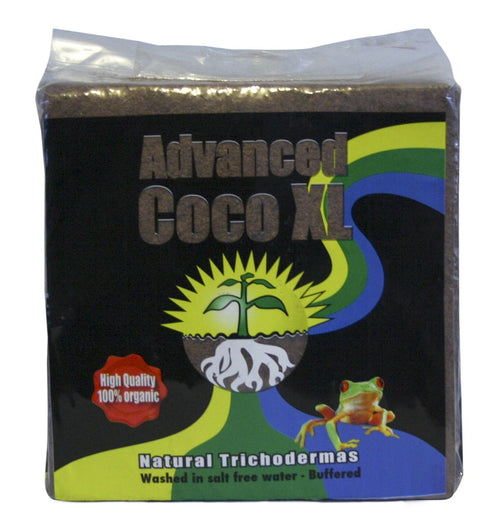 Advanced Hydroponics Coco XL 70 l, dehydrovaný kokos boční pohled