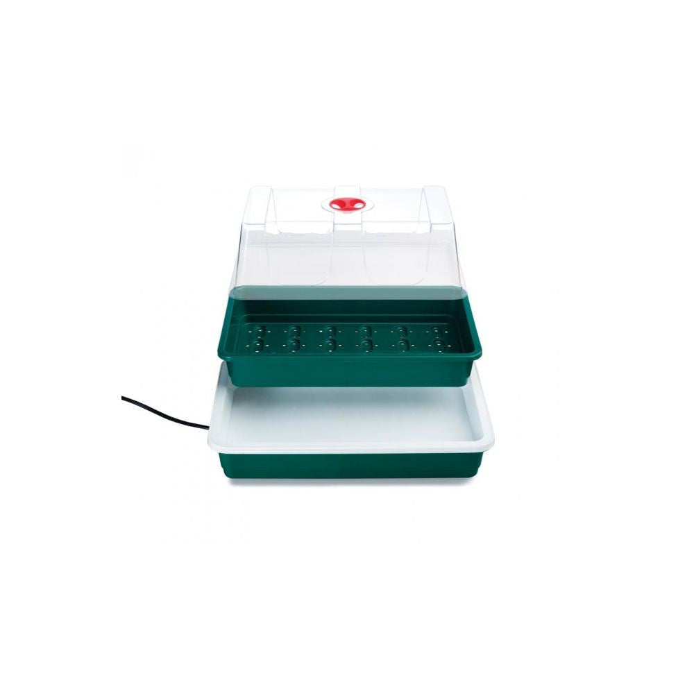 Garland drivhus L One Top Electric, hård plast, opvarmet, 38.5x24x20 cm sidevisning