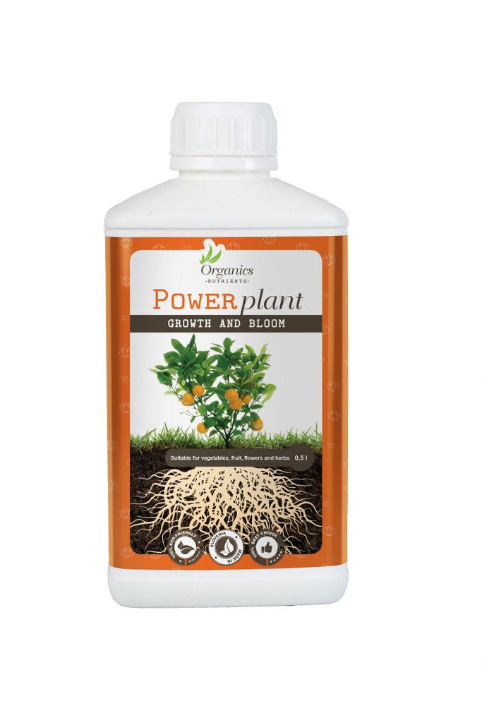 Organics Nutrients Power Plant 500 ml boční pohled