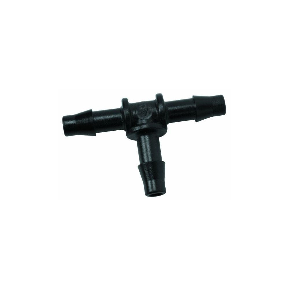 T-stuk voor luchtslangen vooraanzicht