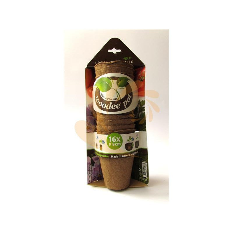 HGA Garden 16 Woodee Pot 8x8 cm pohled zepředu