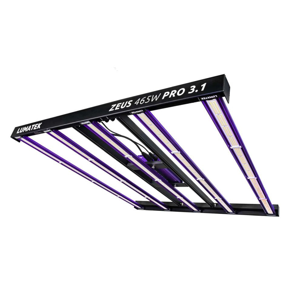 Lumatek LED Zeus 465W PRO 3.1 µmol/J bagsidevisning