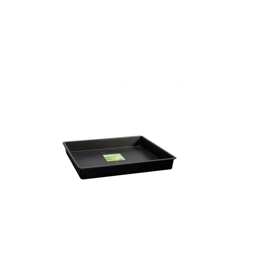 Garland podmiska plast Square Tray Black 100x100x12 cm pohled zepředu
