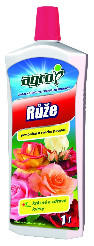 AGRO Fertilizante líquido para rosas 1 l vista lateral