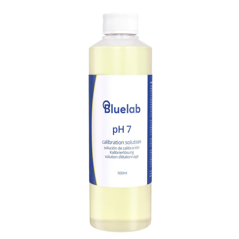 Bluelab pH 7.0 tampon 500 ml, solution détalonnage BOÎte 6 PCS vue de face