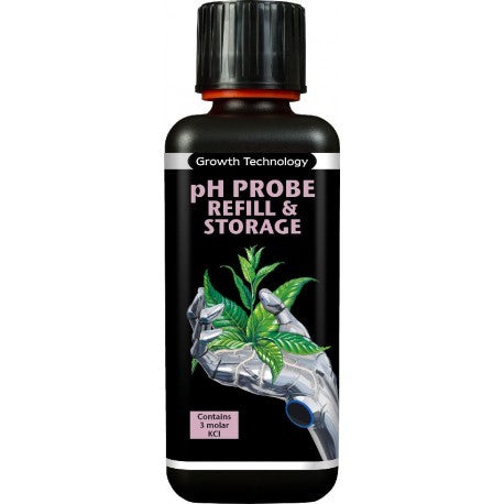 Growth Technology pH Probe Storage 300 ml, uchovávací roztok KCl pohled zepředu