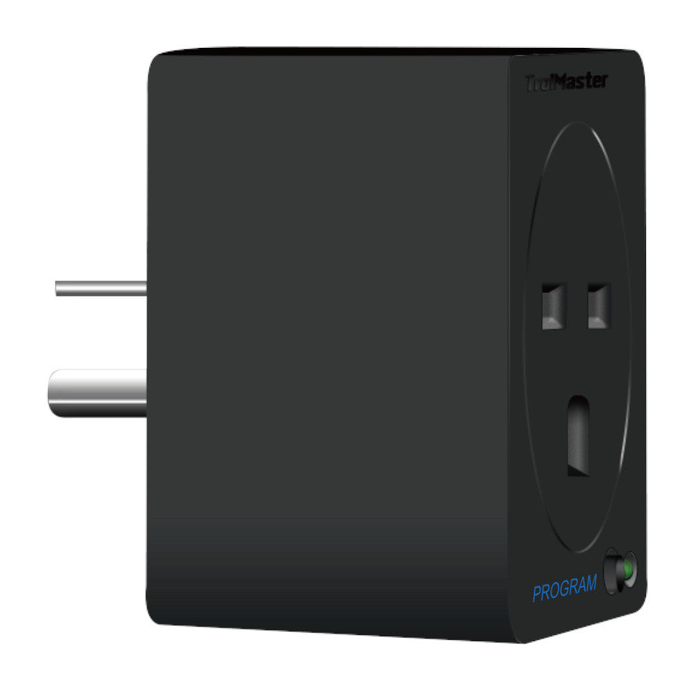 Trolmaster 240V Timerprogramsenhedsstation (DSP-2E) - med adapter (CZ/EU stik) bagsideudsigt