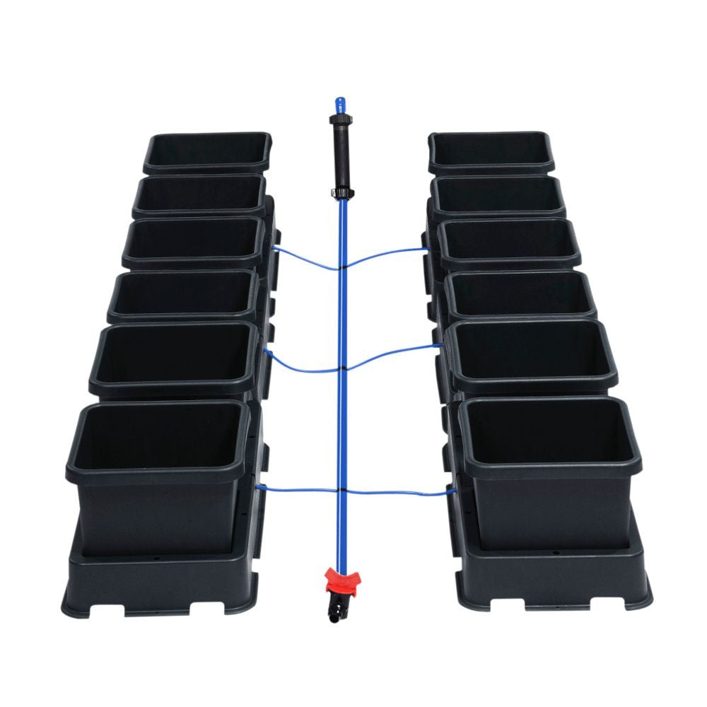 Autopot Easy2Grow, 12 květináčů bez nádrže (Aquavalve5) pohled zepředu