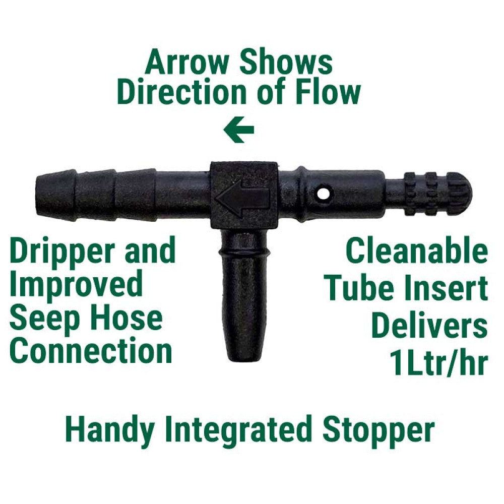 Irrigatia třísměrný kapkovač IRR-DRV3 boční pohled