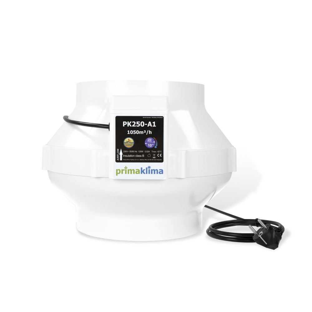 Prima Klima fan PK250-A1 250 mm - 1050 m3/h, 1-speed front view