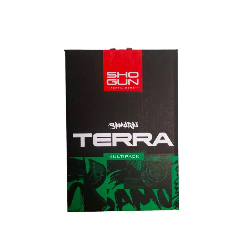 Shogun Samurai Terra Multipack New 3.5 l, sada hnojiv pohled zezadu