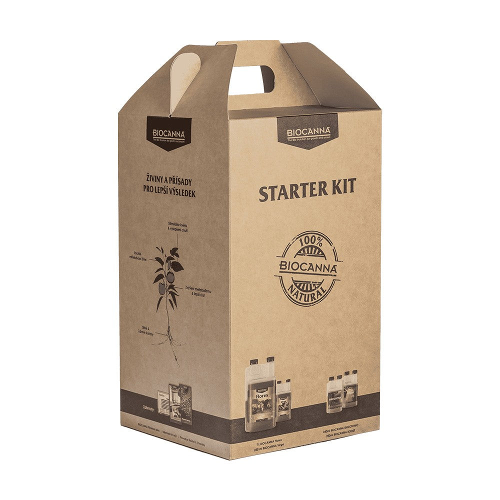 BioCanna Starter Kit, sada hnojiv 1.75 l pohled zepředu