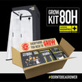 Garden High Pro Grow Kit 80 kompletní set, 80x80x180 cm pohled zepředu