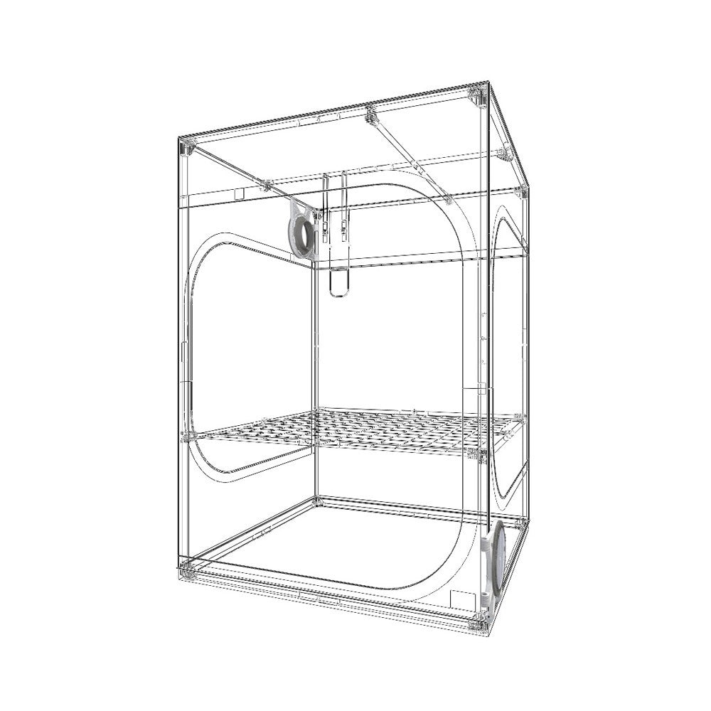 Secret Jardin Dark Room 150x150x217 cm, DR150 R4.0 pohled zezadu